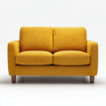 Divano grigio in tessuto con struttura in metallo 180 x 85 x 75cm