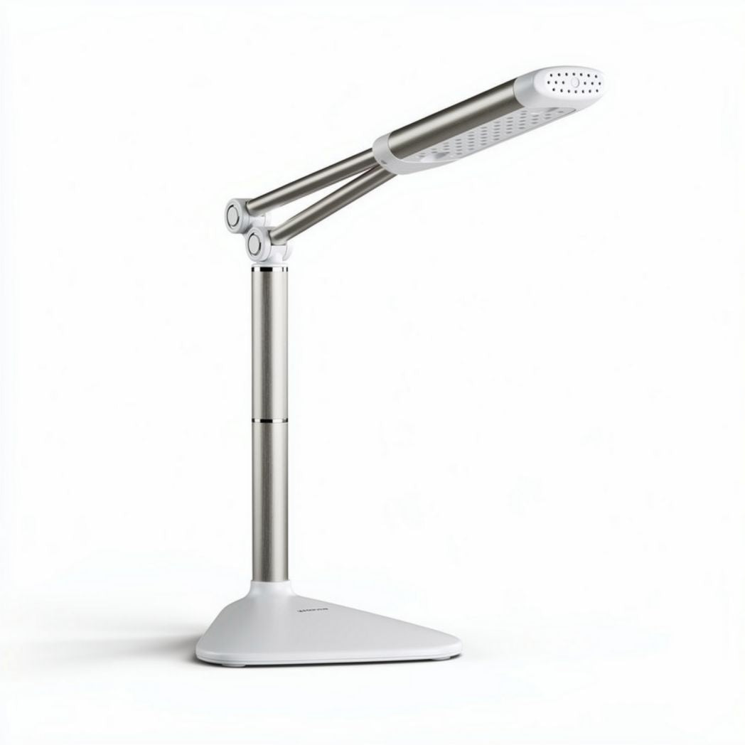 Lampada da tavolo regolabile in metallo nero dimensioni 40 x 18 x 45cm
